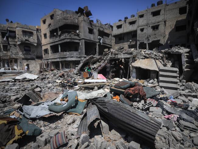 Gaza. Foto: Khames Alrefi/Anadolu via Getty Images.