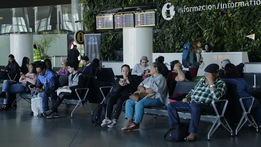 Reporte de las operaciones aéreas en el Paro Nacional. Foto: Colprensa