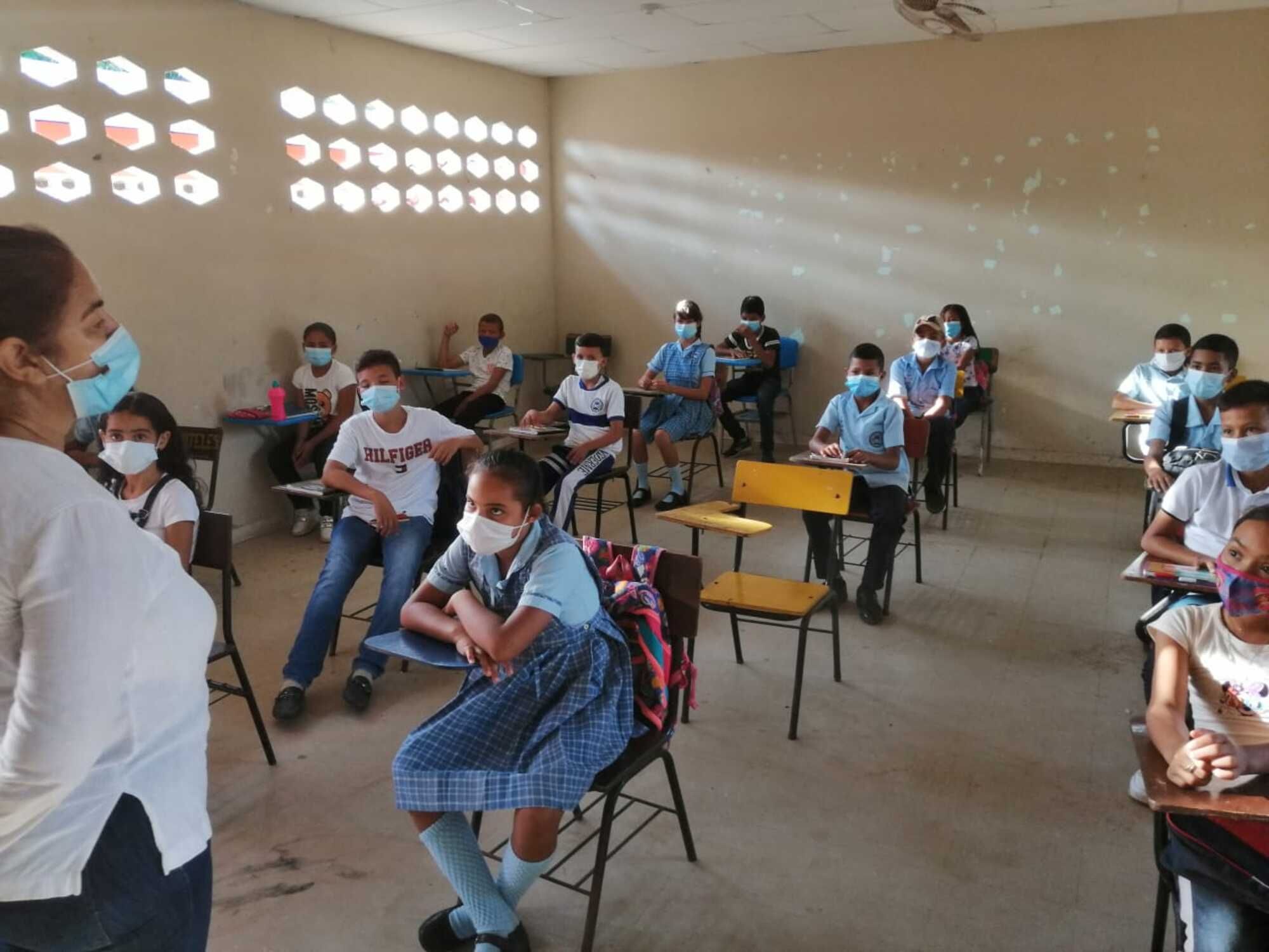 Estudiantes asisten desde hoy a clases/ Gobernación del Magdalena