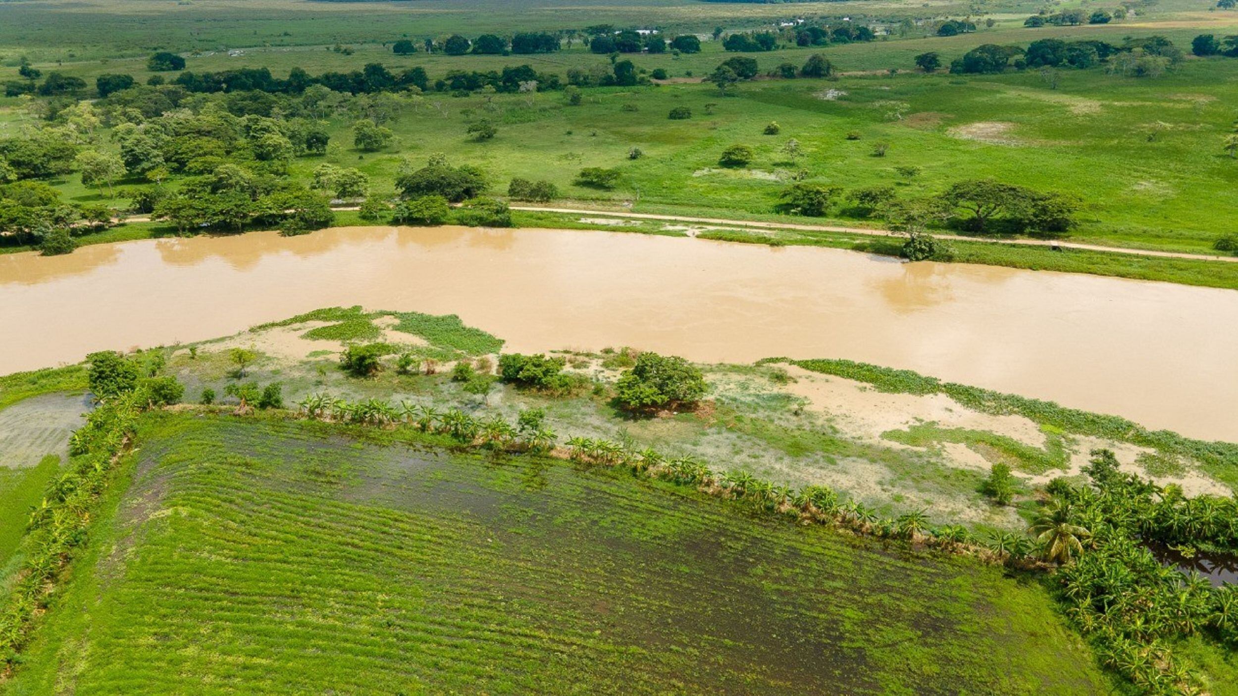 Más de 10.000 familias estarían afectadas en Lorica por las inundaciones. Foto: cortesía Alcaldía San Bernardo del Viento (referencia) 