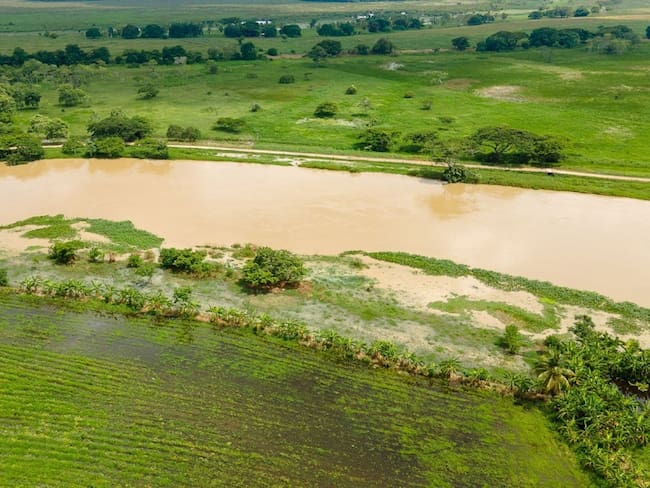 Más de 10.000 familias estarían afectadas en Lorica por las inundaciones. Foto: cortesía Alcaldía San Bernardo del Viento (referencia) 