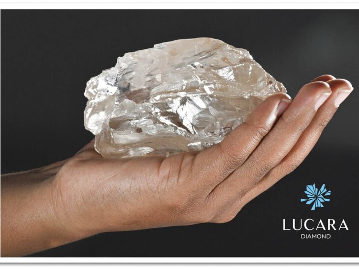 Fue encontrado el segundo diamante más grande del mundo de 2.492 kilates