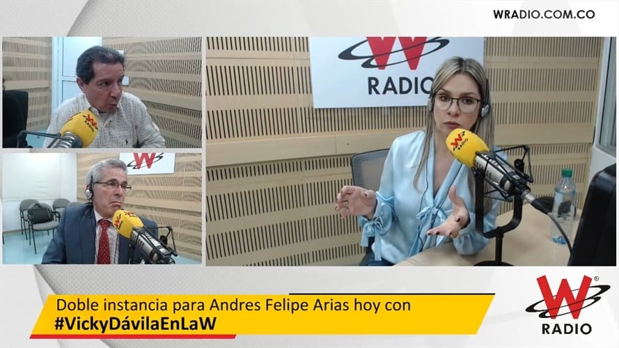 José Feliz Lafauirie en La W . Foto: La WCon Vicky Dávila