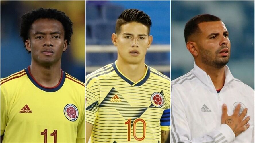 Cuadrado y Cardona habrían hecho un llamado a la humildad a James Rodríguez. Foto: Getty Images