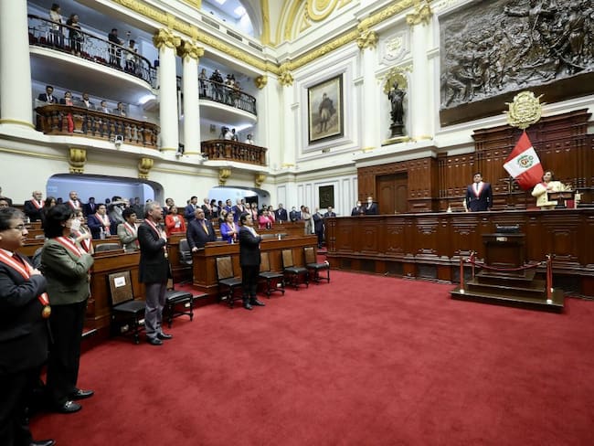 Congreso Perú. (Photo by Congress of Republic of Peru / Handout/Anadolu Agency via Getty Images)