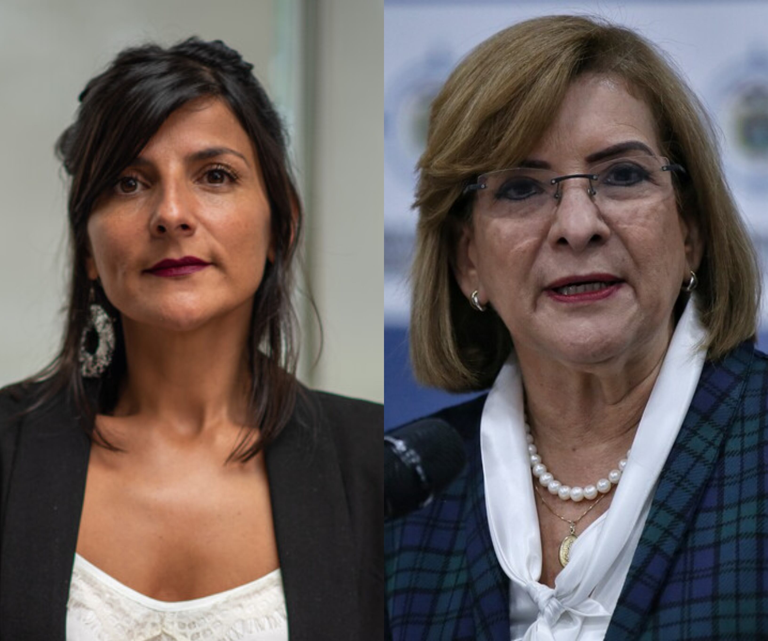 Margarita Cabello e Irene Vélez. Foto: Colprensa.