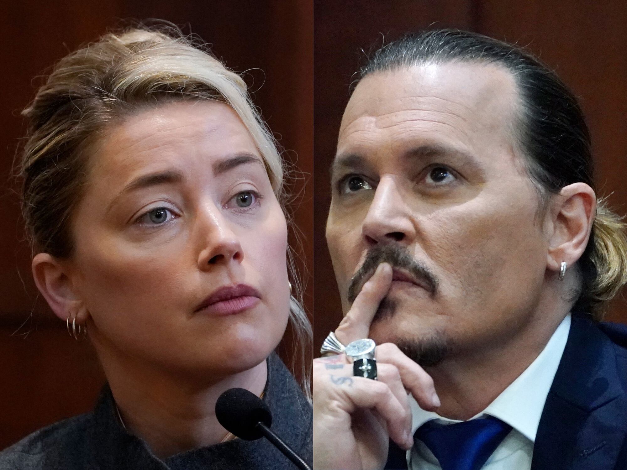 Amber Heard y Johnny Depp. Foto: Getty Images