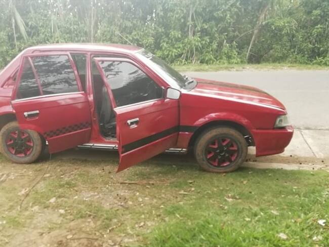 Desactivan ‘carro bomba’ en la vía Corinto-Caloto, Cauca. Foto: Cortesía Sucesos Cauca