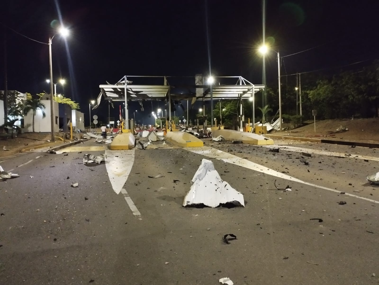 Noche de terror en el área metropolitana de Cúcuta. Foto: cortesía.