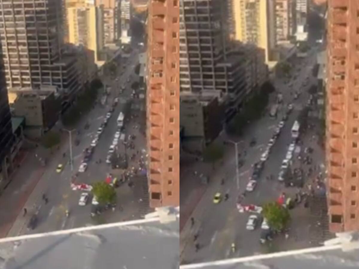 Vehículos de UNP, financiados con impuestos, bloquearon la Séptima, en Bogotá, por 3 días