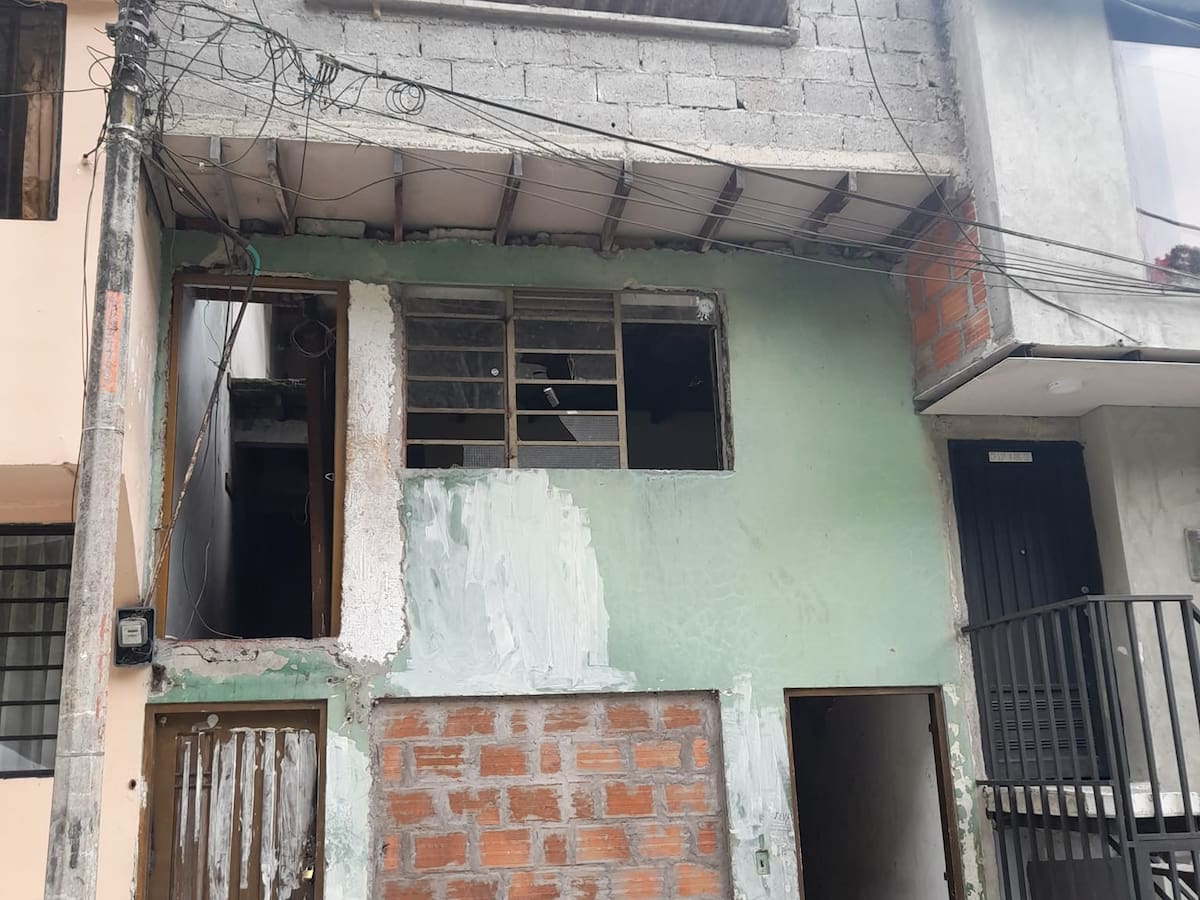 Vivienda en poder de la SAE, está abandonada en un barrio de Manizales