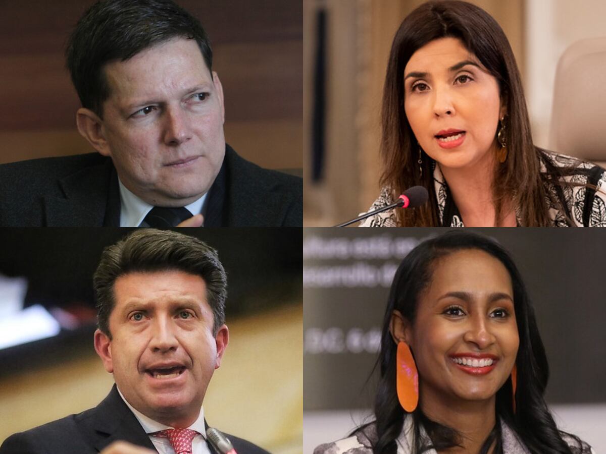 Wilson Ruiz, María Victoria Angulo, Diego Molano  y Angélica Mayolo.