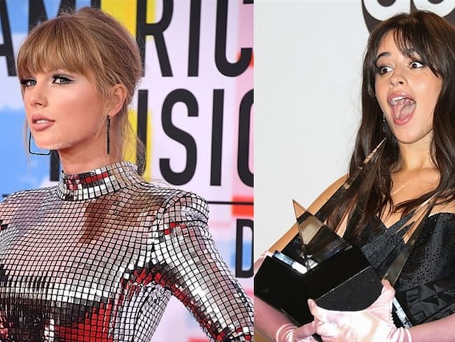 Taylor Swift y Camila Cabello reinan en los American Music Awards. Foto: Getty Images
