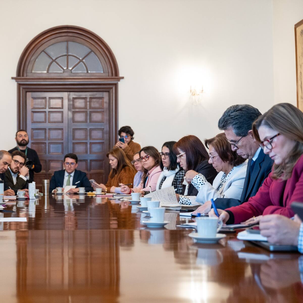 Inició reunión de empalme entre Laura Sarabia y Yolanda Villavicencio, canciller entrante