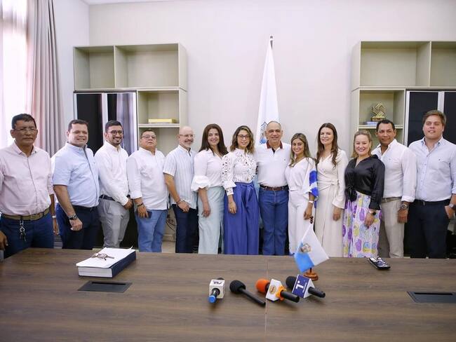 Gabinete de la Alcaldía de Carlos Pinedo Cuello. Foto: Cortesía.