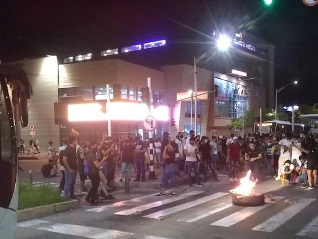 Así fue la protesta que se vivió en Barranquilla tras la muerte del abogado Javier Ordóñez