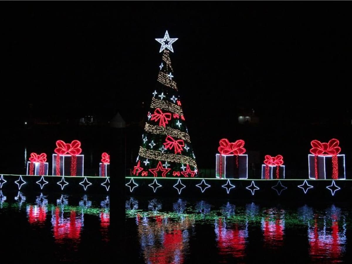10 pueblos colombianos con las luces navideñas más impresionantes