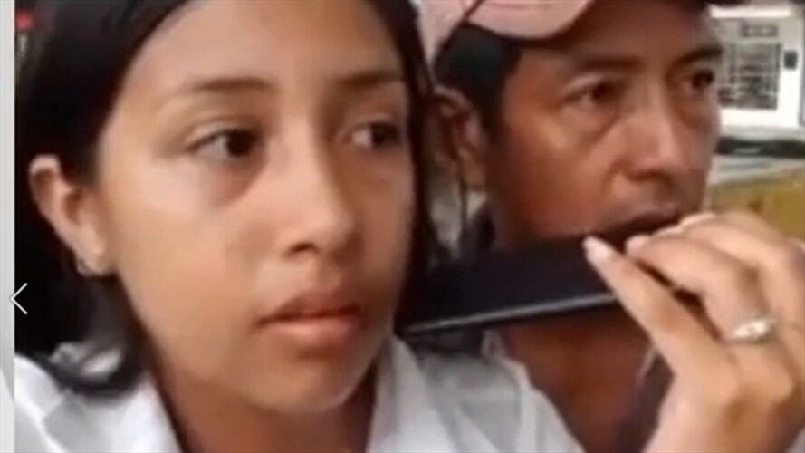 Familiares de menor fallecida en bombardeo. Foto: La W