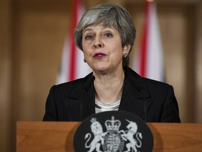 La primera ministra británica, Theresa May. Foto: Agencia EFE