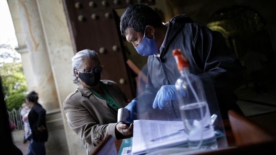 Cifras de COVID-19 en Colombia. Foto: Colprensa