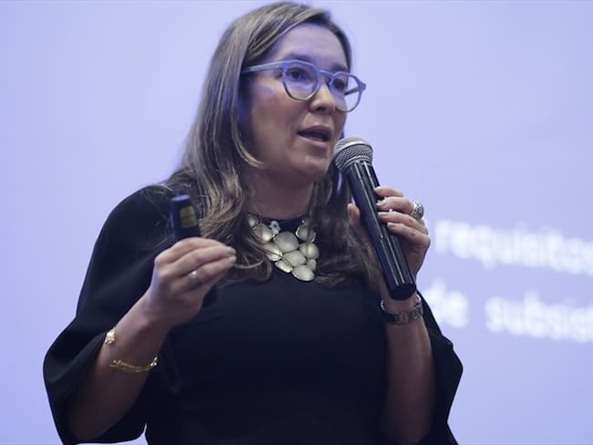 La ministra de Minas y Energía, María Fernanda Suárez. Foto: Colprensa