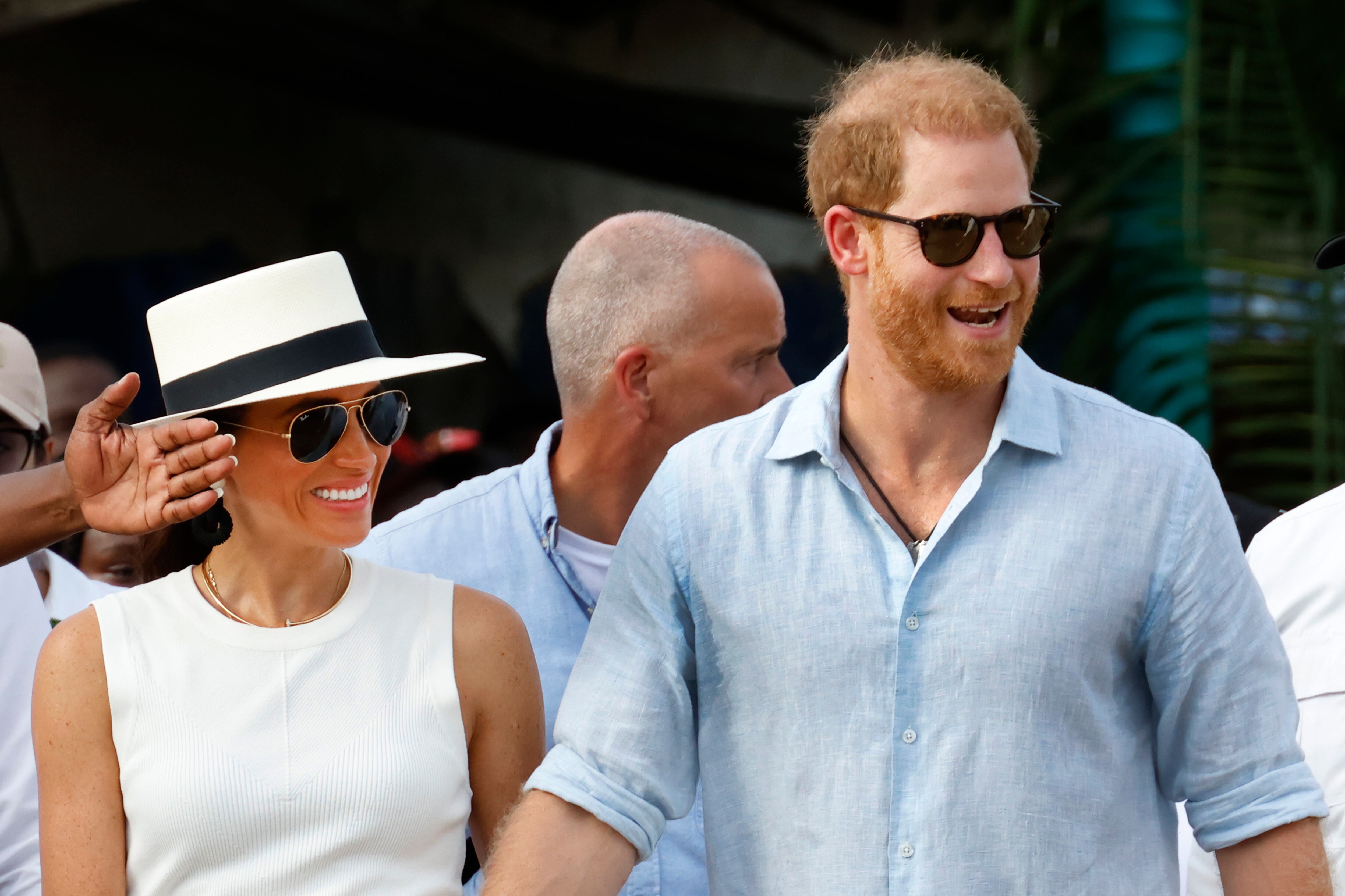 Duques de Sussex, el príncipe Harry y Meghan. Foto: EFE/ Ricardo Maldonado
