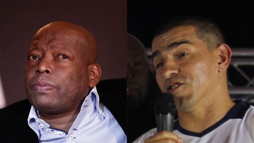 Acalorado debate entre el Tino Asprilla y Aristizábal por partido entre Atlético Nacional y Millonarios. Foto: Colprensa: Sofía Toscano – Luisa González