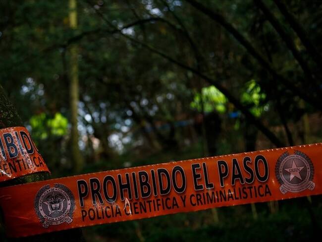 Hasta el momento se desconocen las identidades de las víctimas. Una mujer fue encontrada gravemente herida y llevada a un centro asistencial. Foto: Colprensa