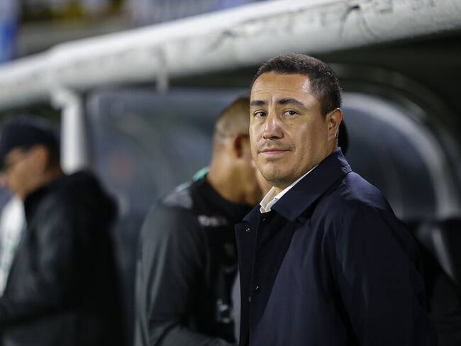 Efraín Juárez, entrenador de Atlético Nacional / Colprensa