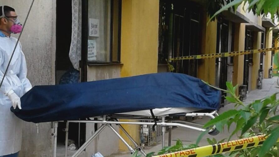 Cadáver sospechoso de COVID permaneció dos días en una casa. Foto: Cortesía