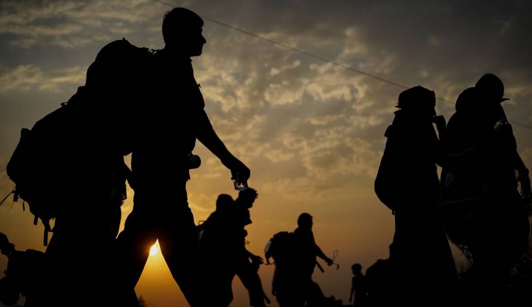 Imagen de referencia de migrantes. Foto: Getty Images