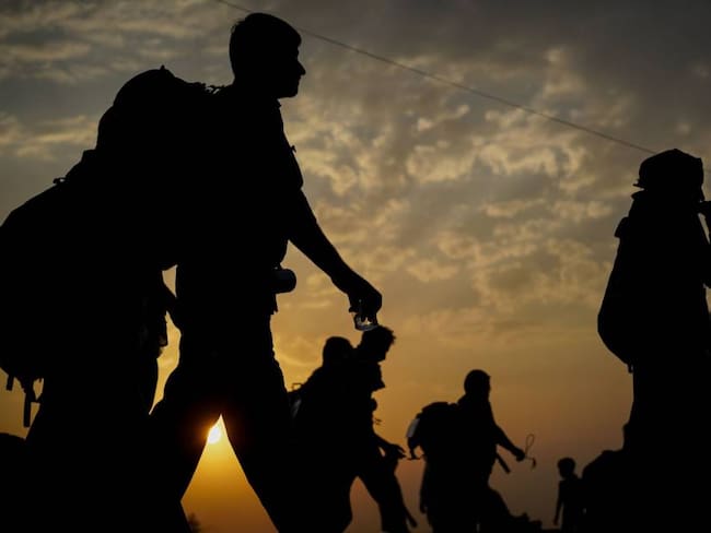 Imagen de referencia de migrantes. Foto: Getty Images