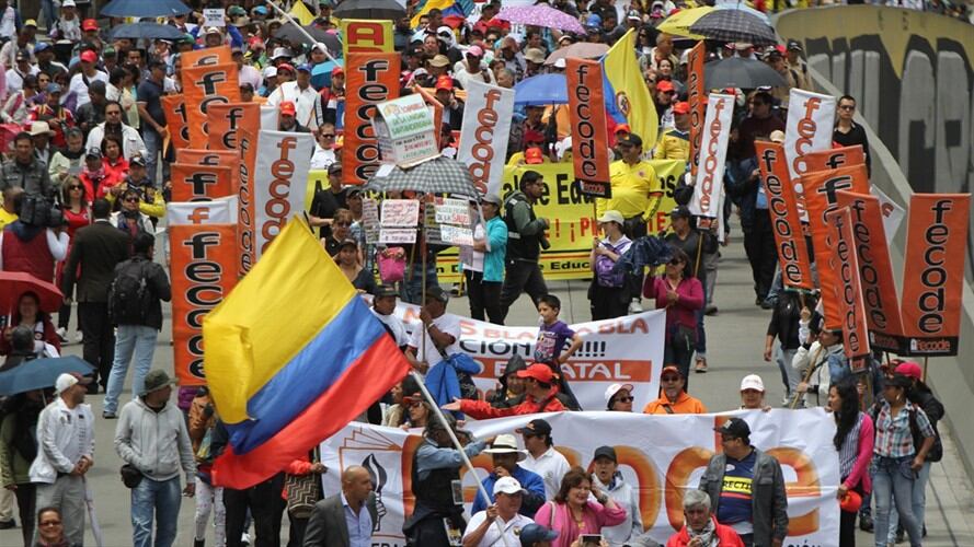 Mineducación propone mediador para solución al paro. Foto: Colprensa