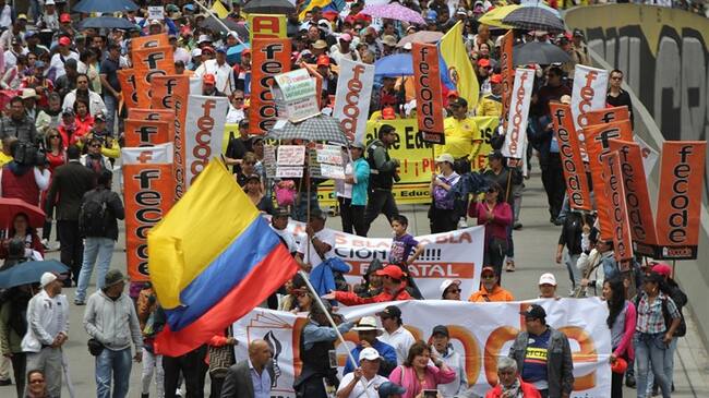 Mineducación propone mediador para solución al paro. Foto: Colprensa