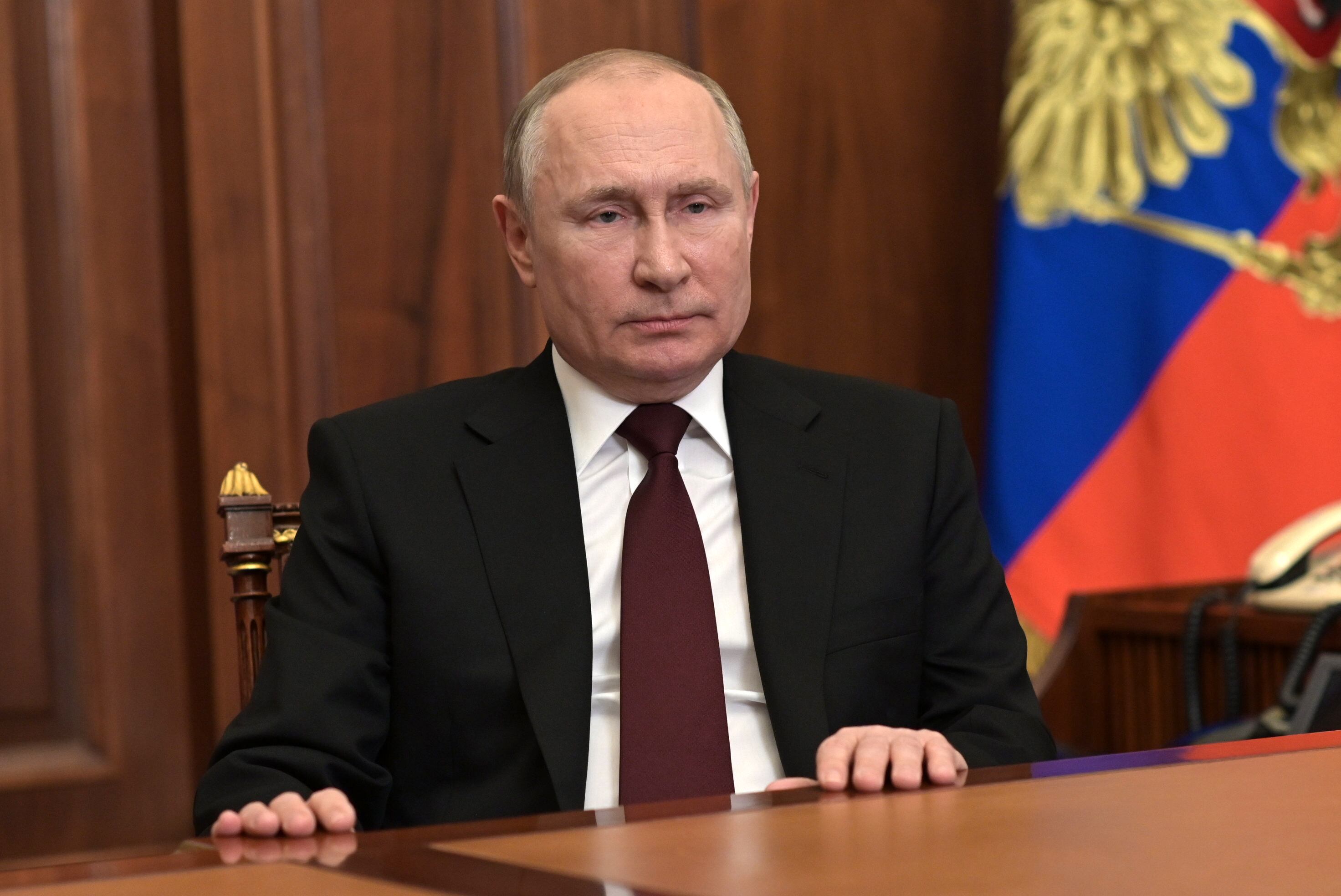 Foto de referencia de Vladimir Putin, el presidente de Rusia. (Photo by Alexei Nikolsky\TASS via Getty Images)