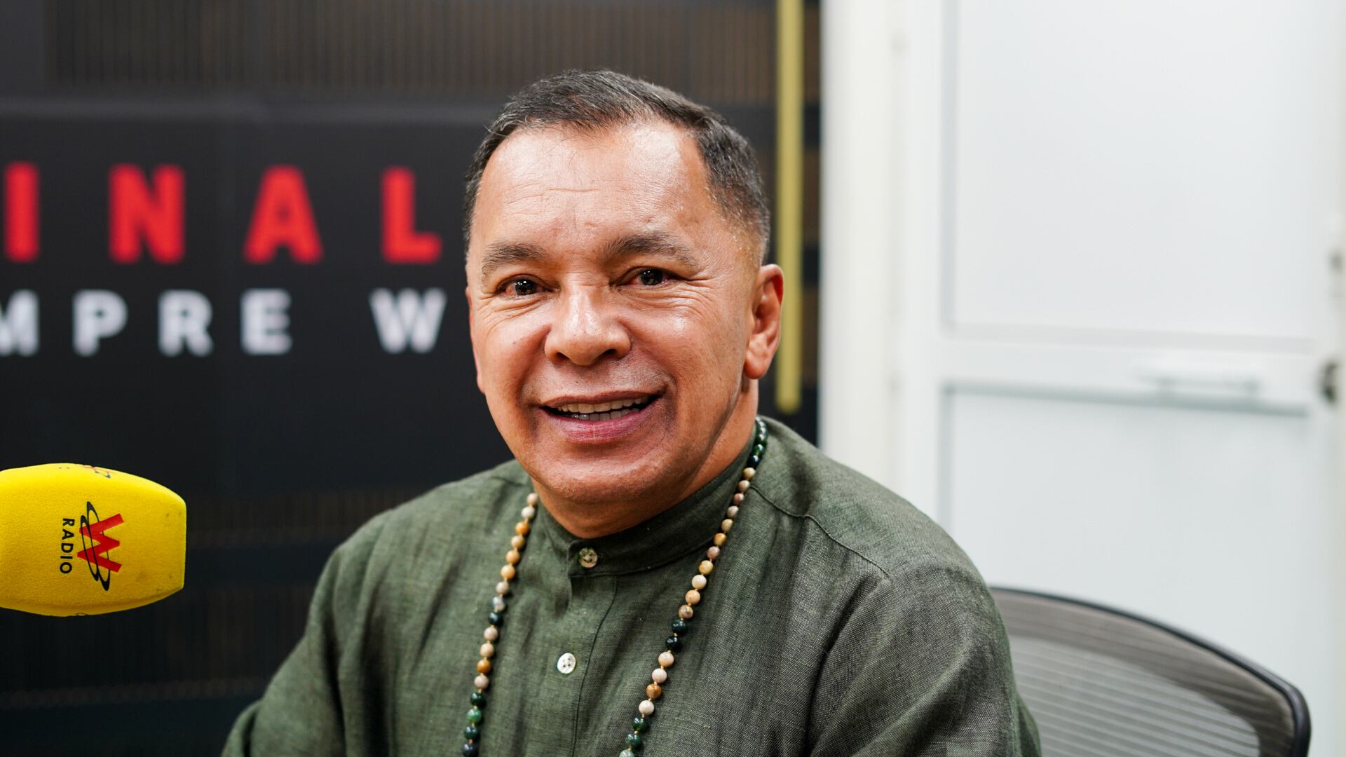 El profesor Salomón durante su entrevista en La Hora del Regreso en W Radio. FOTO: W Radio