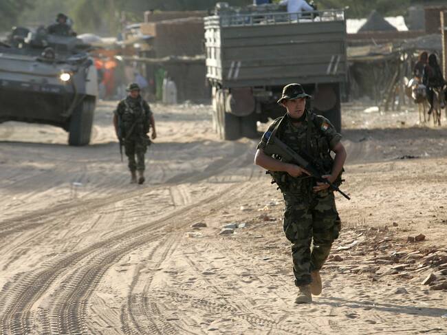 Soldados en Chad, Africa. I Foto: Getty images.