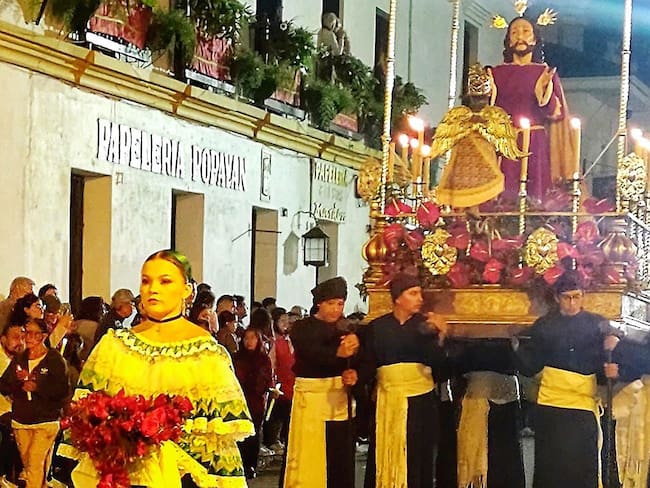 Solo tres procesiones se desarrollaron en su totalidad. Crédito: Junta Permanente pro Semana Santa.