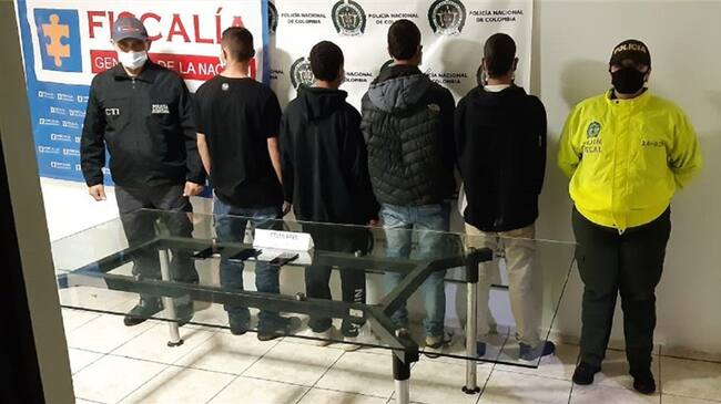 Los operativos se realizaron en zona rural y urbana de esas localidades. Foto: Enviada desde la Policía de Caldas.