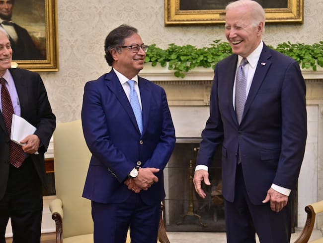 Presidentes Gustavo Petro y Joe Biden. Foto: Presidencia Colombia