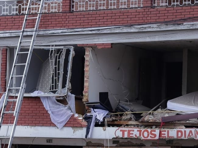 Cuatro muertos y 29 heridos por explosión en fábrica en Bogotá. Foto: Colprensa