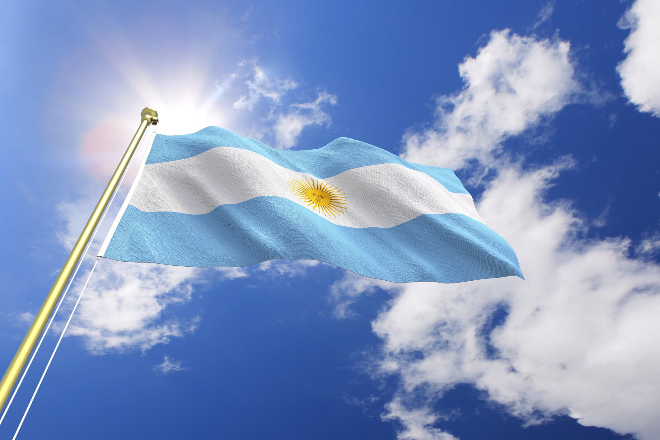 Bandera Argentina. Foto: Getty Images.