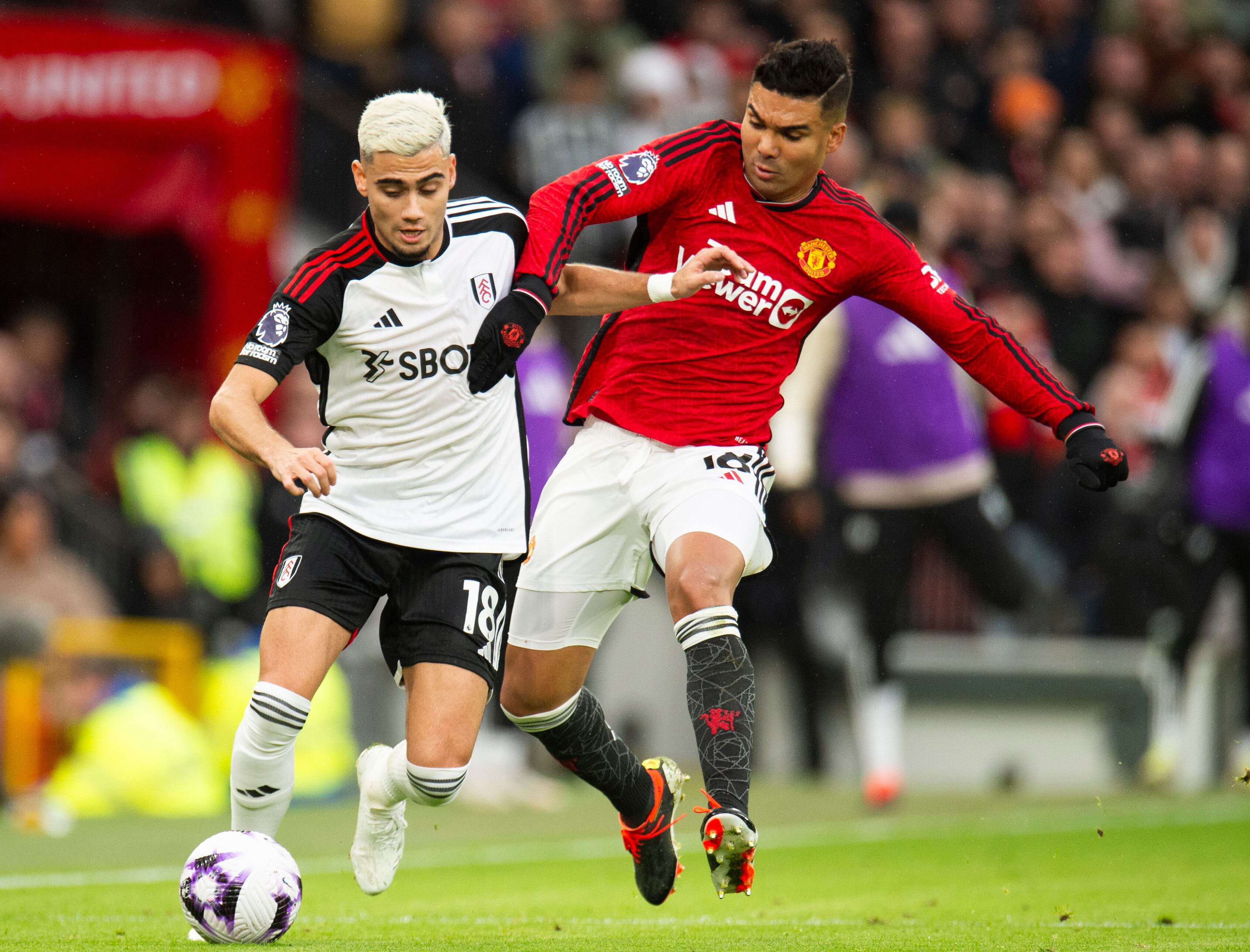 Manchester United vs. Fulham.  Foto: EFE/EPA/PETER POWELL