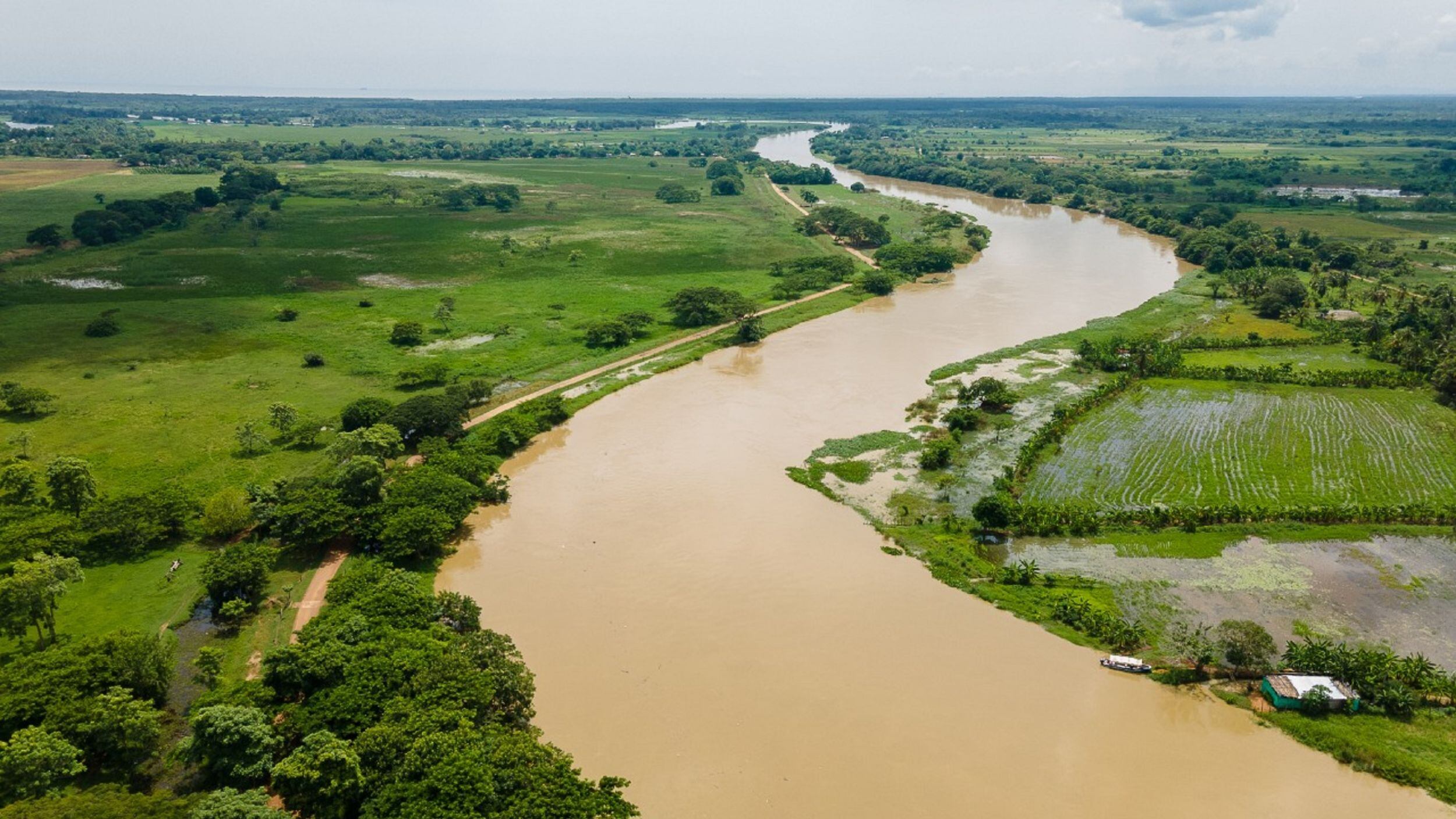 Río Sinú. Foto: Alcaldía San Bernardo del Viento, Córdoba (referencia).