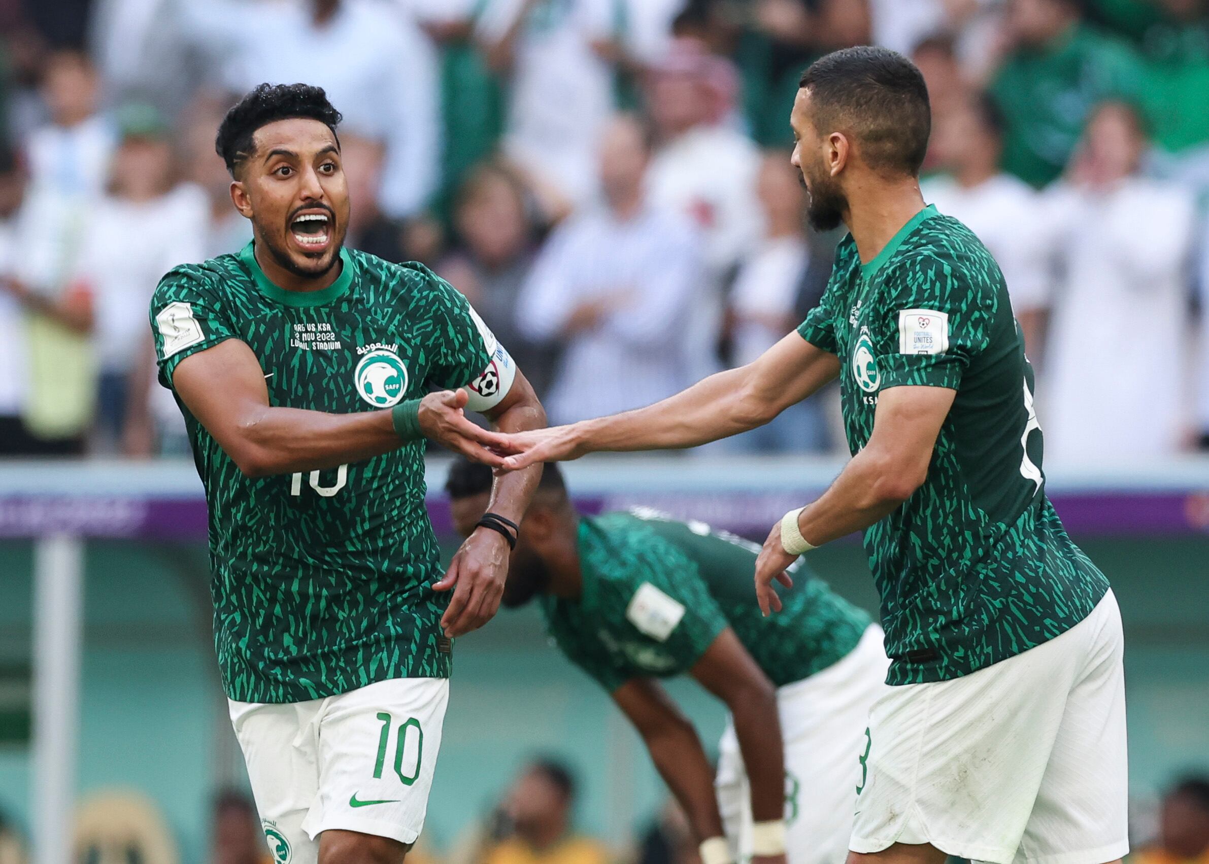 Triunfo de Arabia Saudí frente a Argentina en el Mundial Qatar 2022.