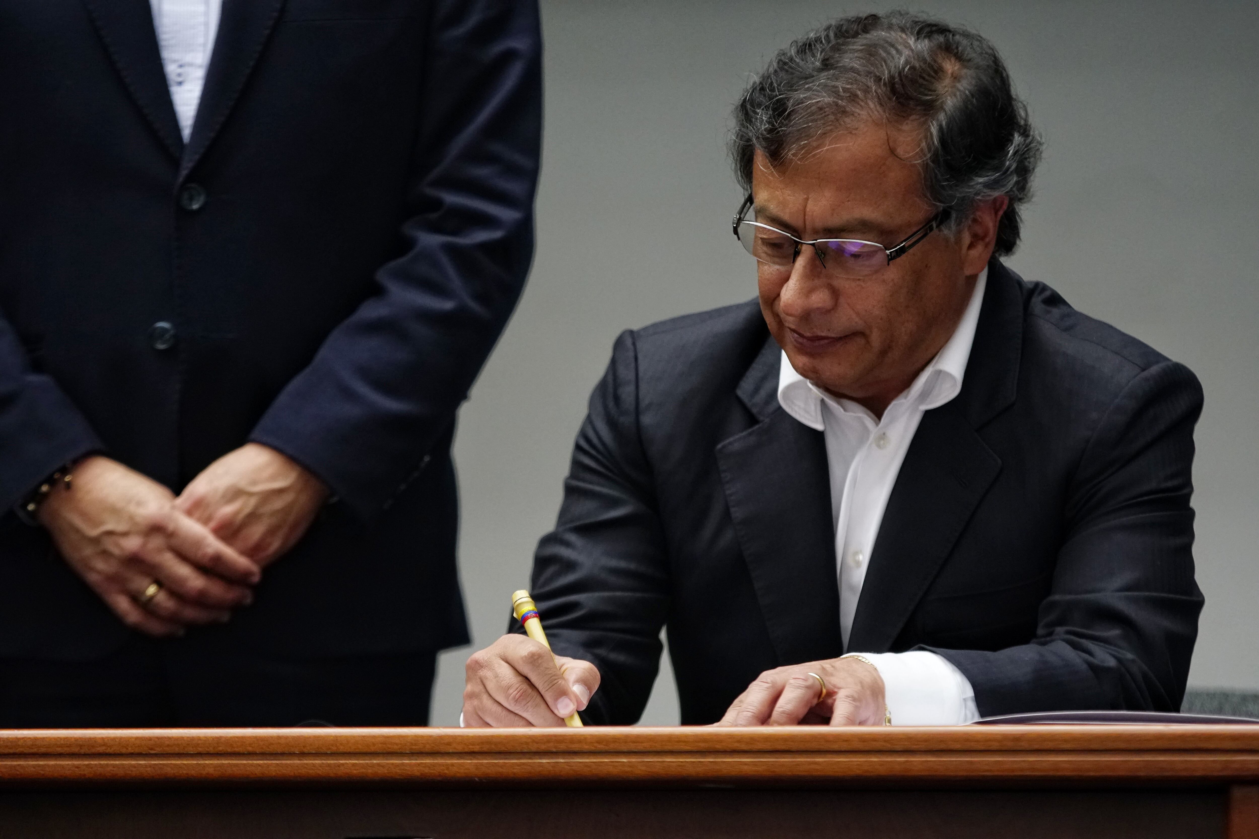 Foto de referencia de Gustavo Petro, candidato presidencial. Foto: (Colprensa-Sergio Acero)