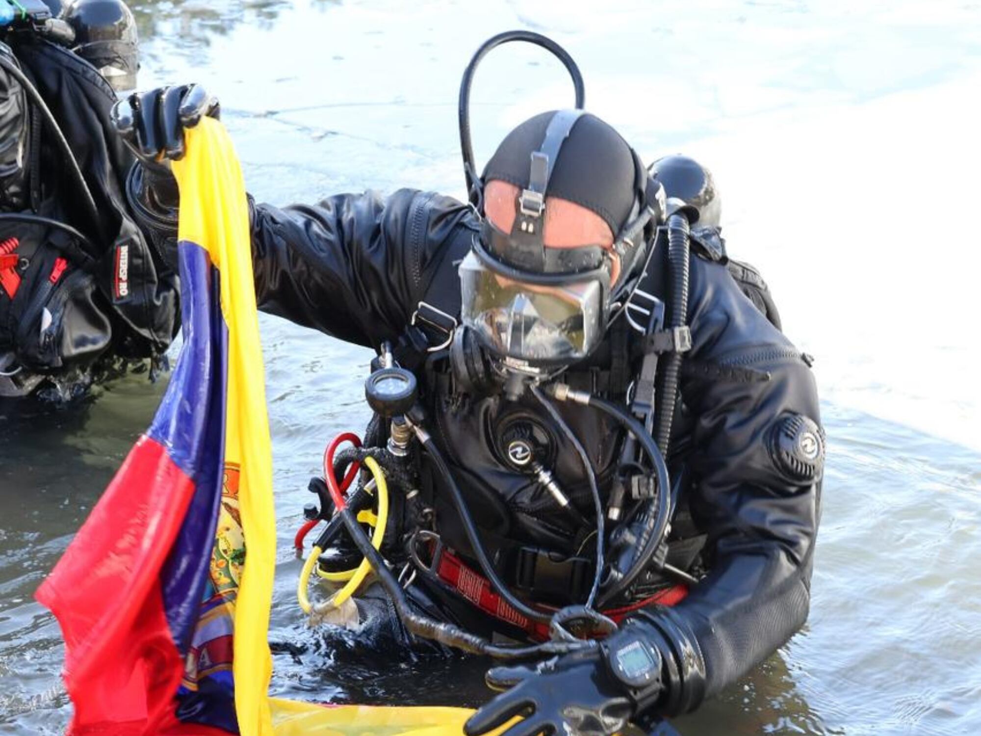 Buzos de la Armada de Colombia fueron entrenados internacionalmente en España. Foto: suministrada.