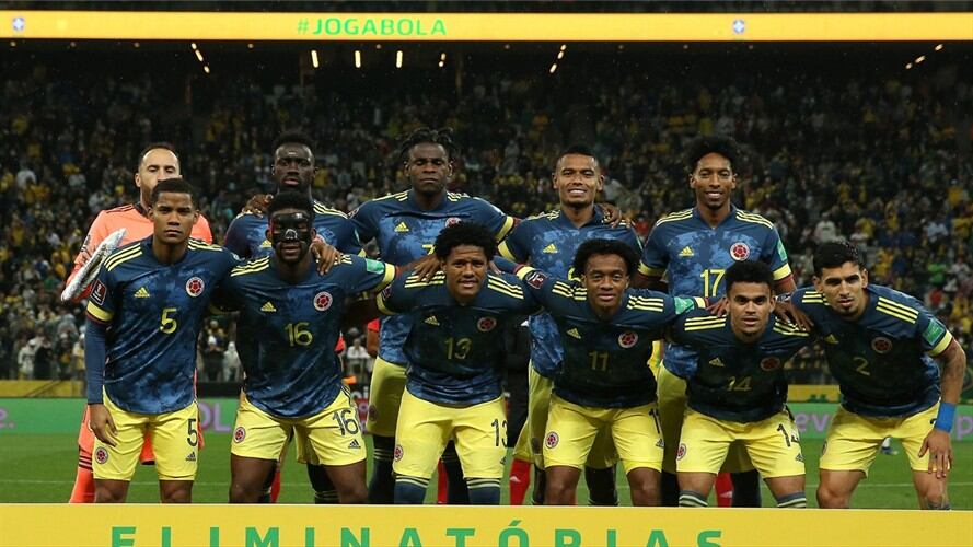 Once inicial de Colombia para enfentar a Brasil en Eliminatorias Sudamericanas hacia Catar 2022. Foto: Alexandre Schneider/Getty Images