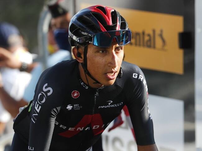 Egan Bernal etapa 15 del Tour de Francia 2020. Foto: Getty