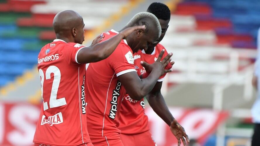 2 - 1 Se impuso América ante Millonarios. Foto: Colprensa